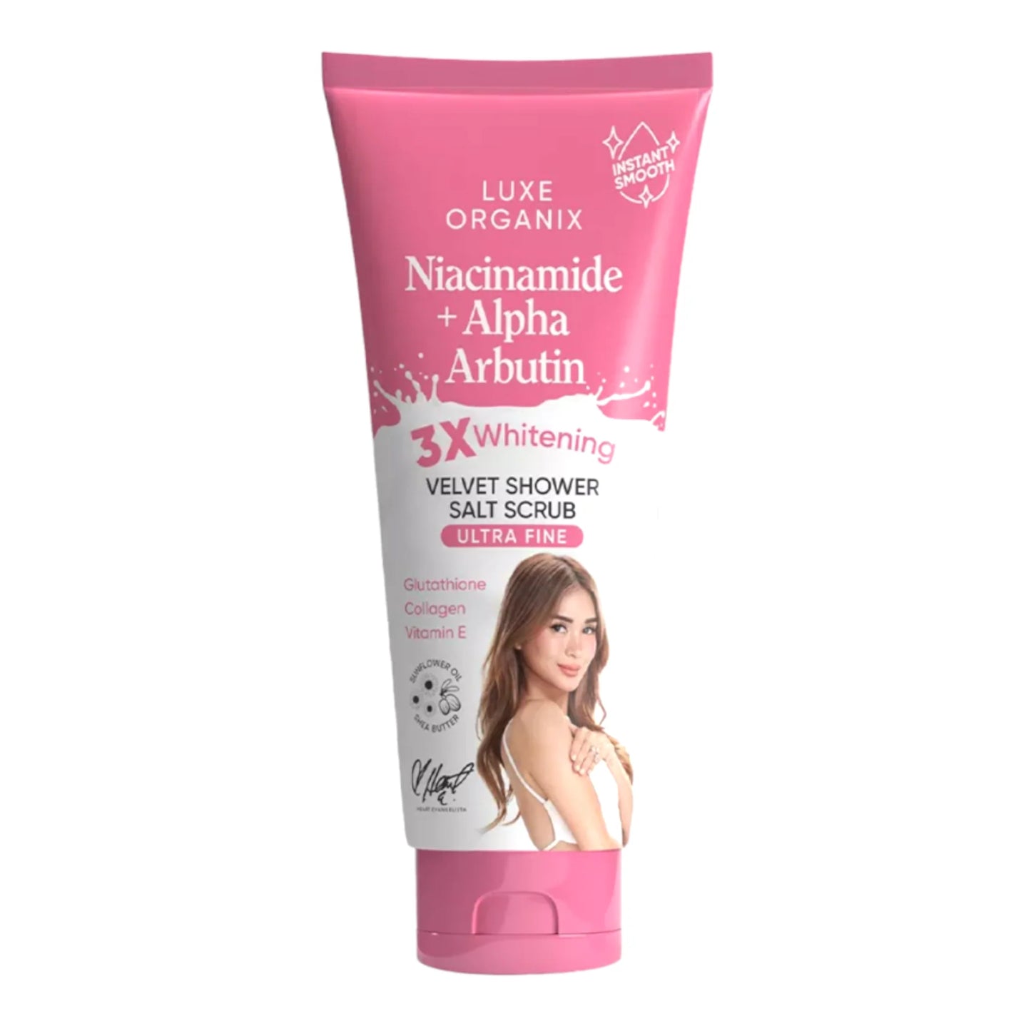 Niacinamide and Alpha Arbutin Velvet Shower Salt Scrub 320g