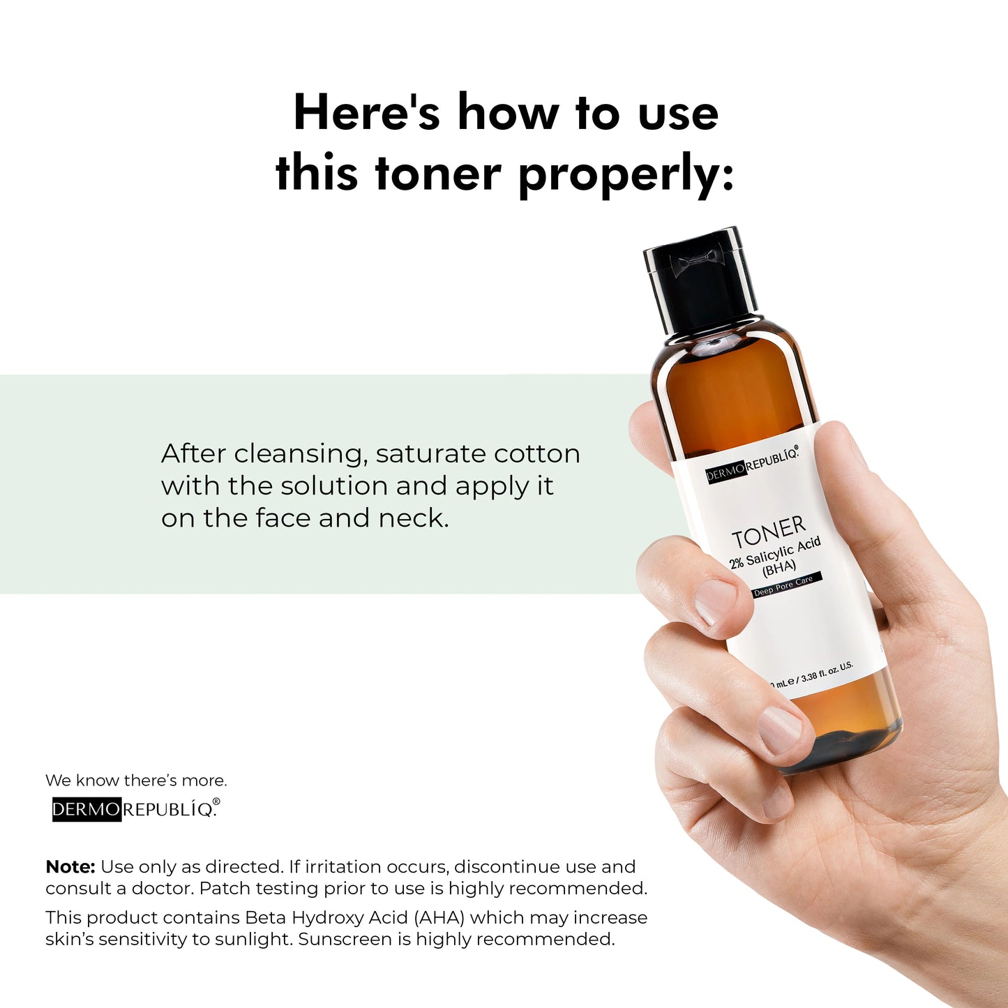 2% Salicylic Acid BHA Deep Pore Care Toner 100ml