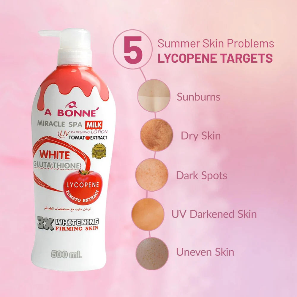 Miracle Spa Milk UV Whitening Lotion 500ml