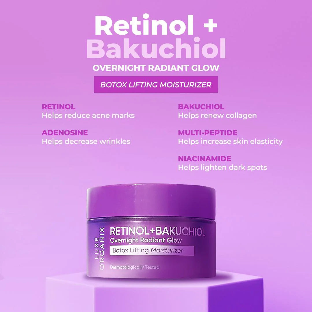 Retinol Radiance Overnight Glow Botox Lifting Moisturizer 50g
