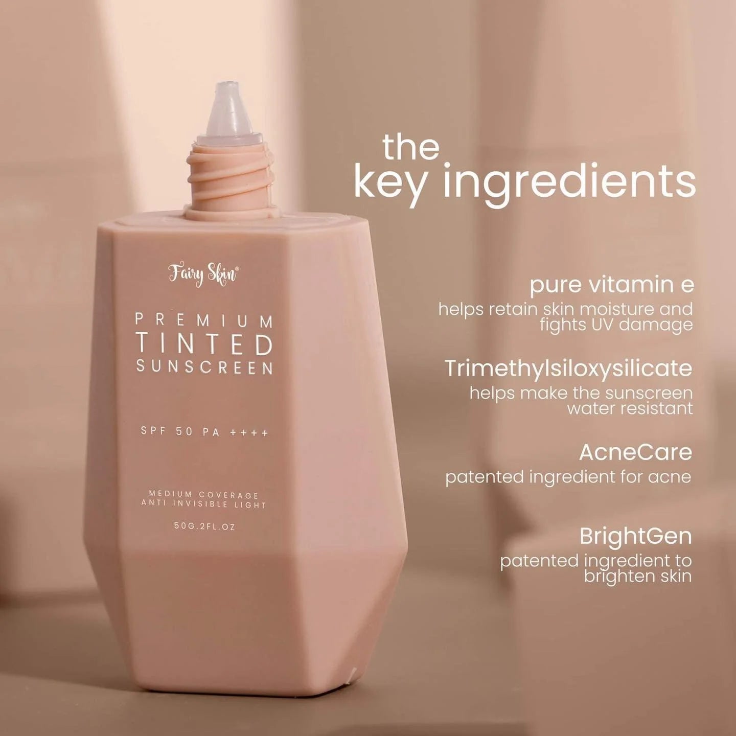 Premium Tinted Sunscreen SPF50 ++++