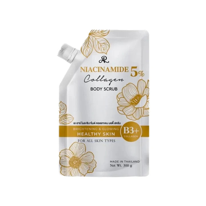 Niacinamide 5% Collagen Body Scrub (300g)
