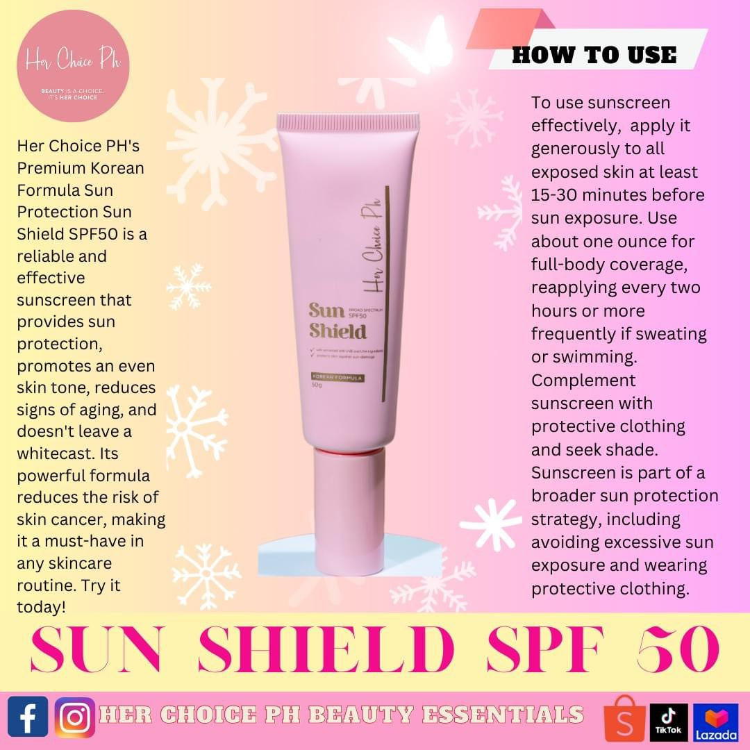 Sun Shield Broad Spectrum SPF50