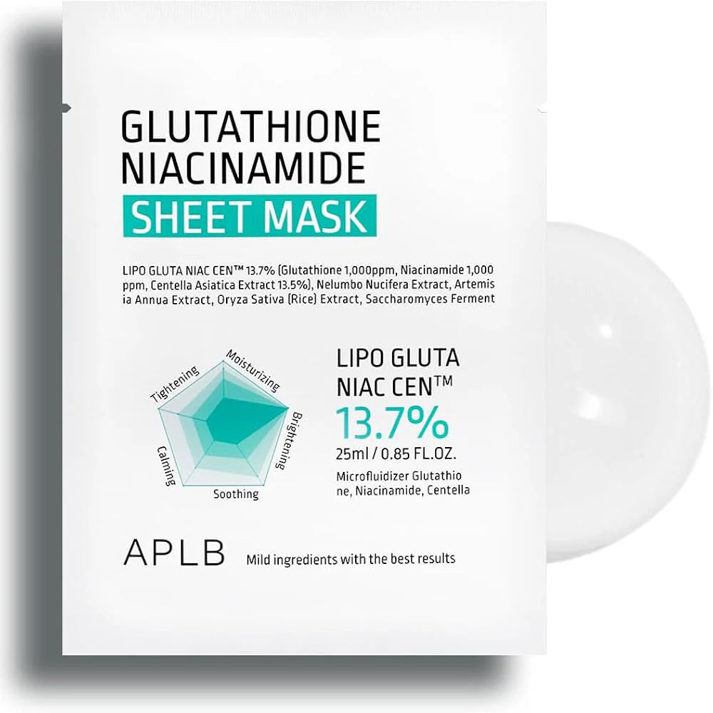 Glutathione Niacinamide Sheet Mask 25ml