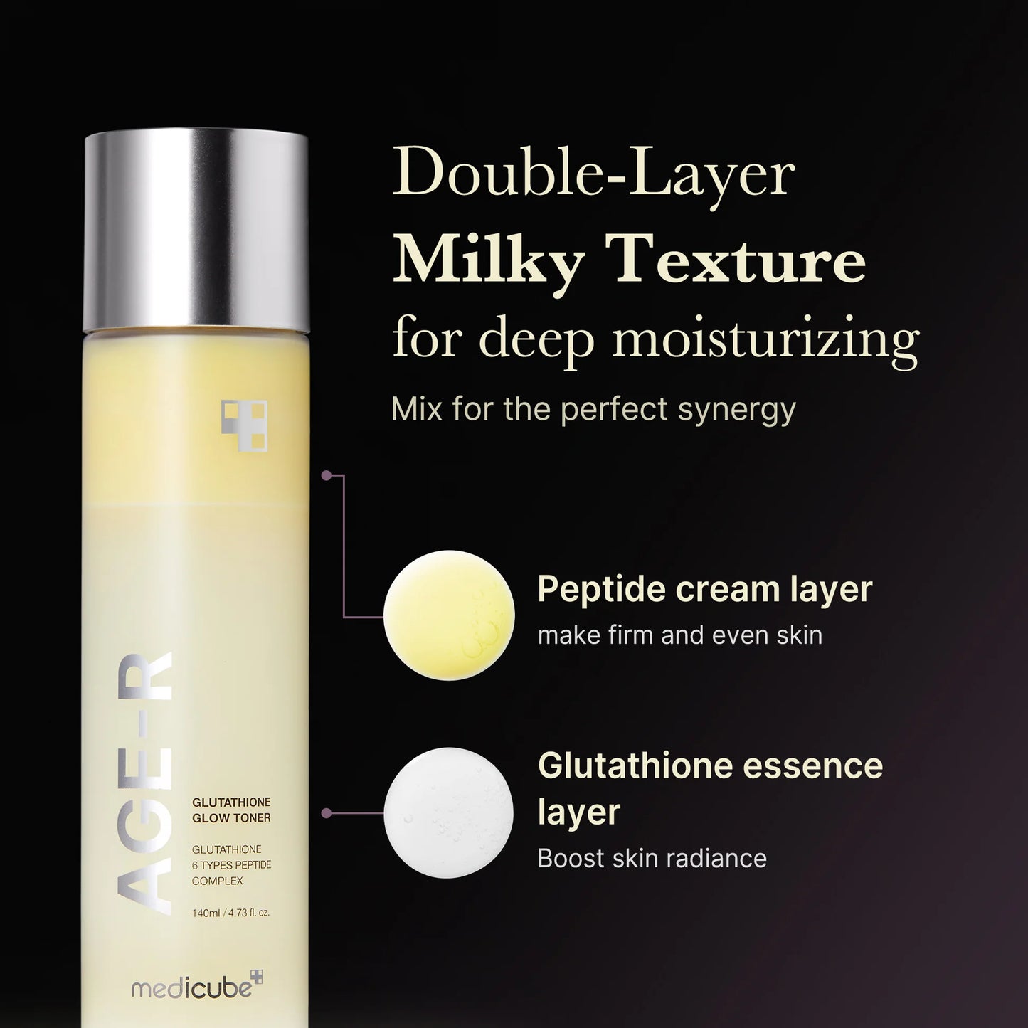 AGE-R Glutathione Glow Toner 140ml