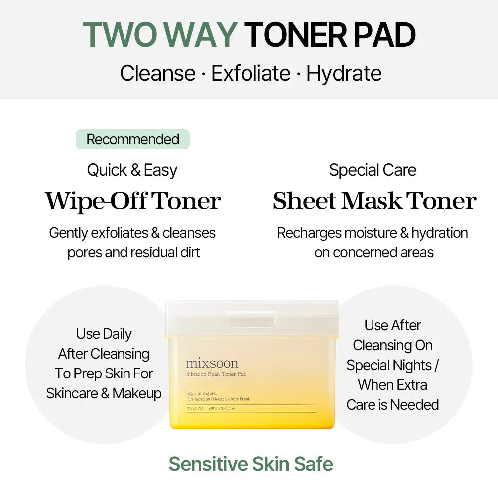Bean Toner Pad 180ml