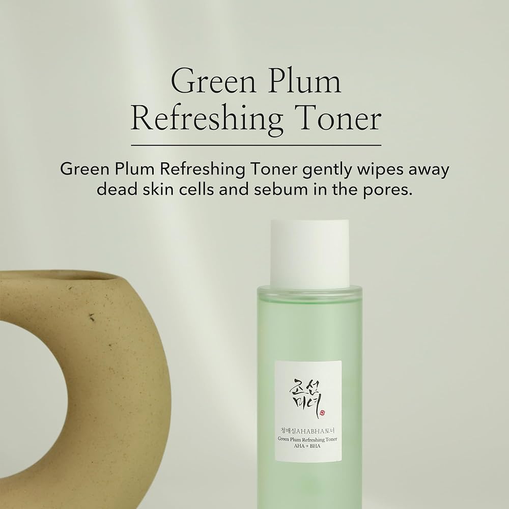 AHA and BHA Green Plum Refreshing Toner 150ml