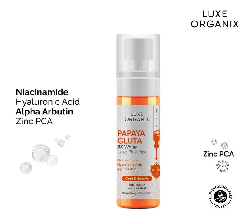 Papaya Gluta 3X White Ultra Fine Mist 80ml