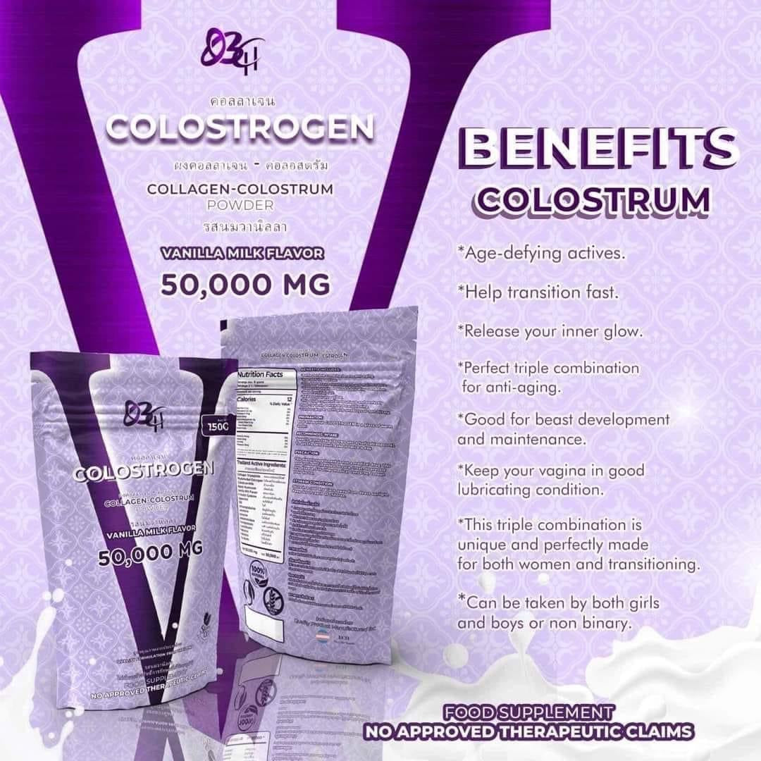 V Colostrogen Vanilla Milk Powder 50,000mg (150grms)