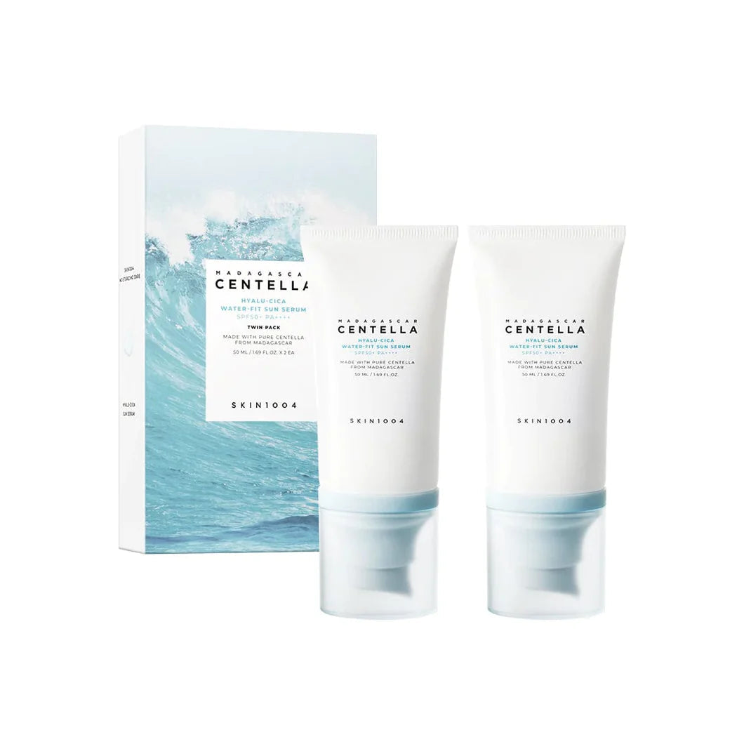 Madagascar Centella Hyalu-Cica Water-Fit Sun Serum 50ml (Twin Pack)