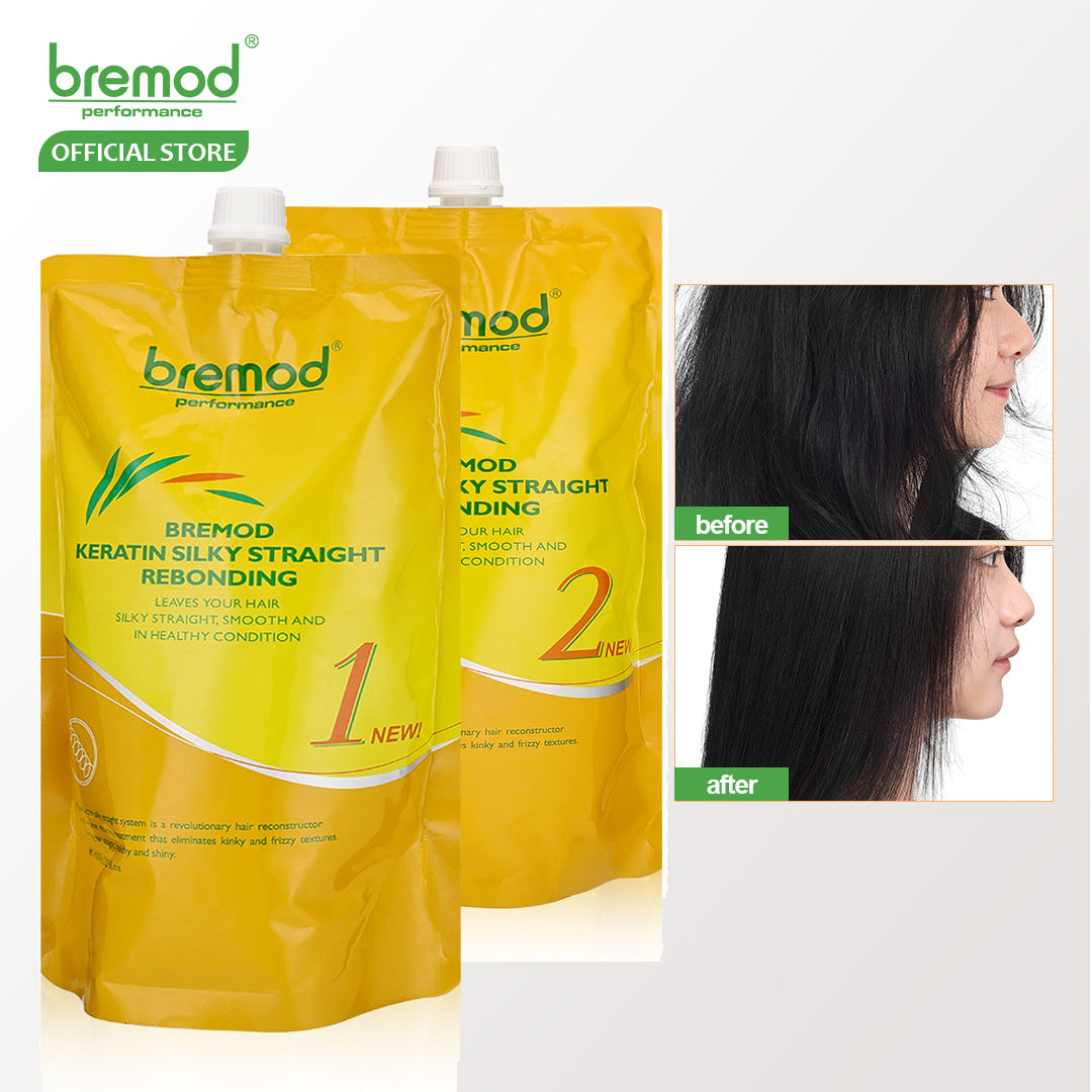 Keratin Silky Straight Rebonding Set - For Professional Use Only