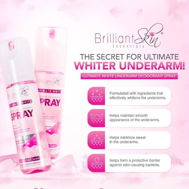 Ultimate White Underarm Deodorant Spray 60ml