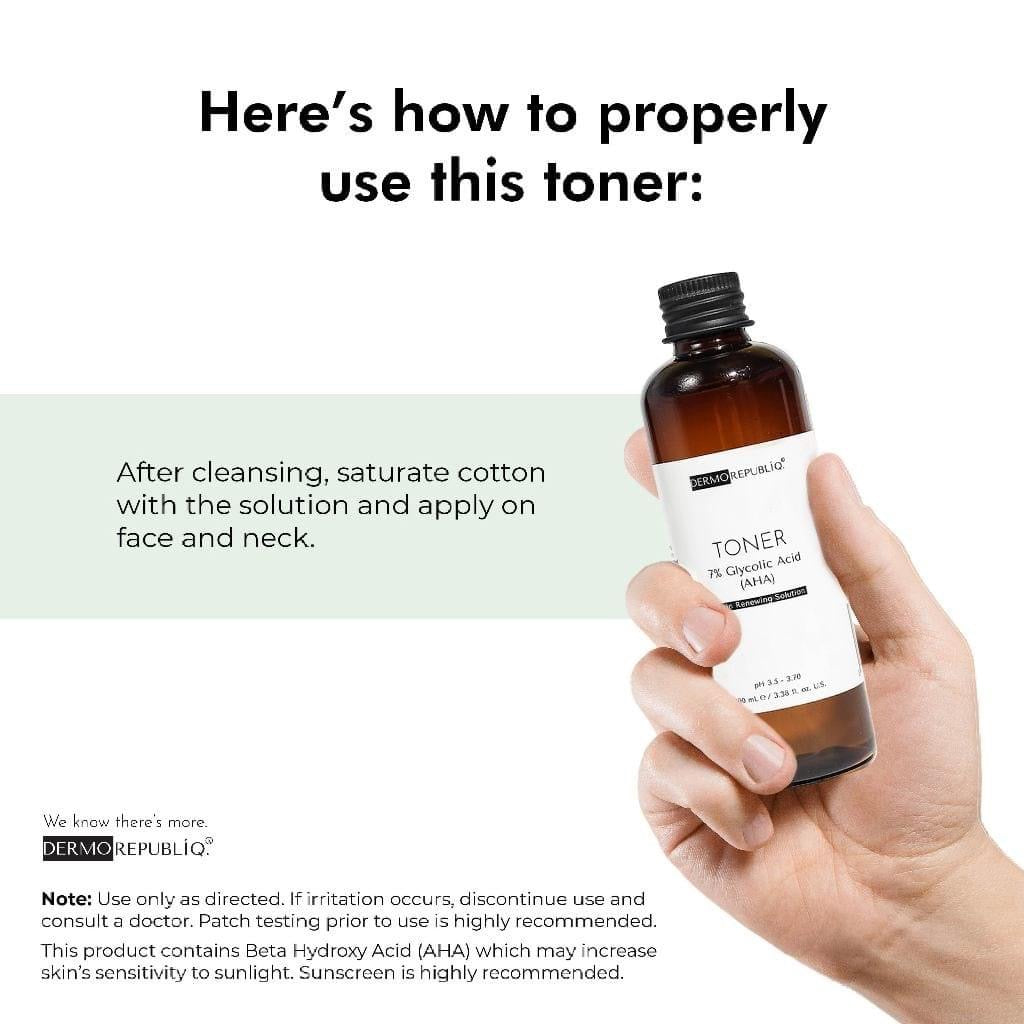 7% Glycolic Acid AHA Skin Renewing Solution Toner 100ml
