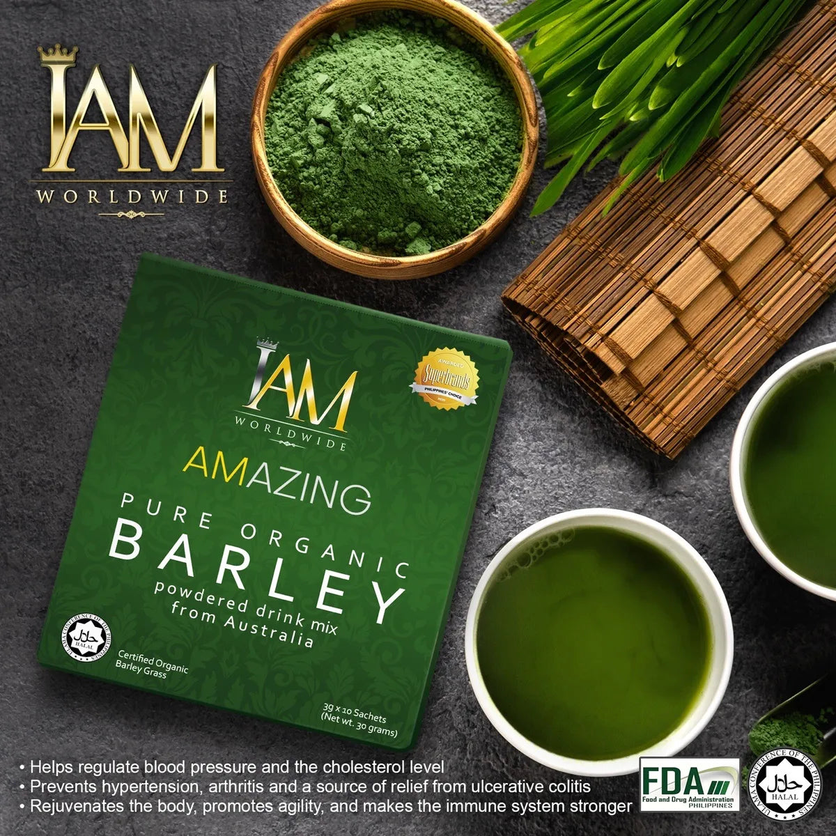Amazing Pure Organic Barley (10 Sachets)