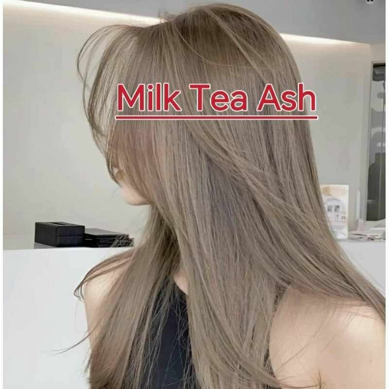 Milk Tea Ash Color + Oxidant Cream 6%