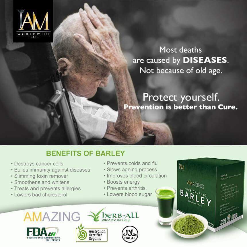 Amazing Pure Organic Barley (10 Sachets)
