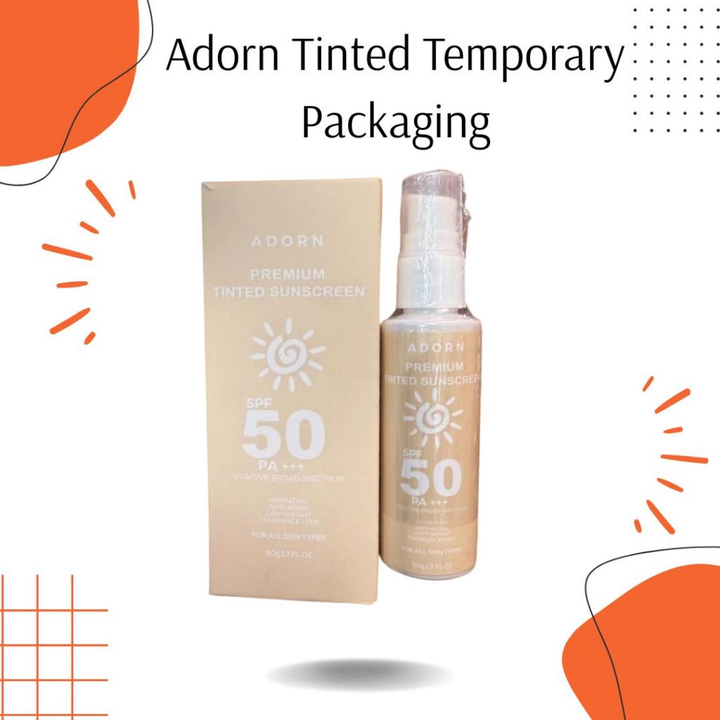 Premium Tinted Sunscreen (Temporary Packaging) New Formulation 50g