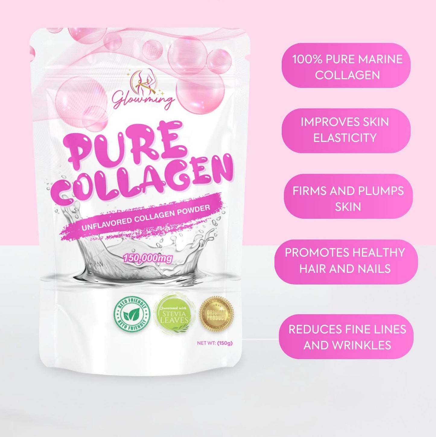 Pure Collagen (Unflavored Collagen Powder) 150g