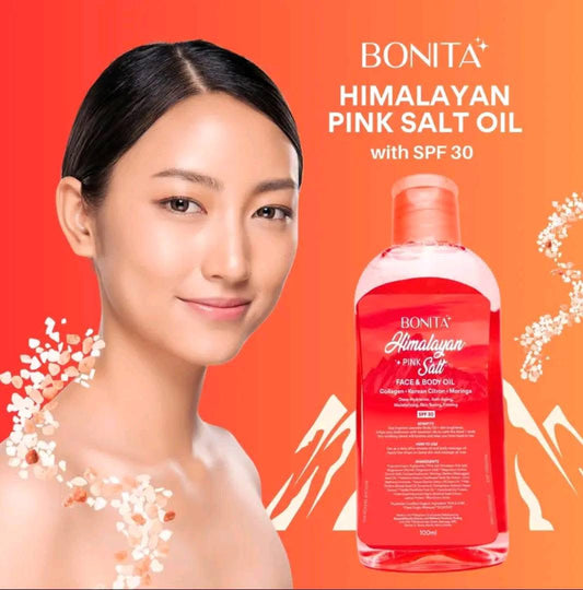 Himalayan Pink Salt Face & Body Oil SPF30 100ml