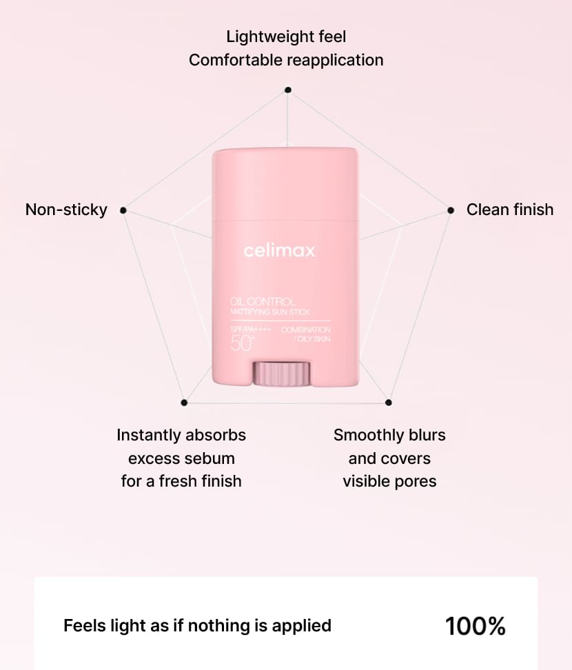 Oil Control Mattifying Sun Stick SPF50 PA++++ 19g