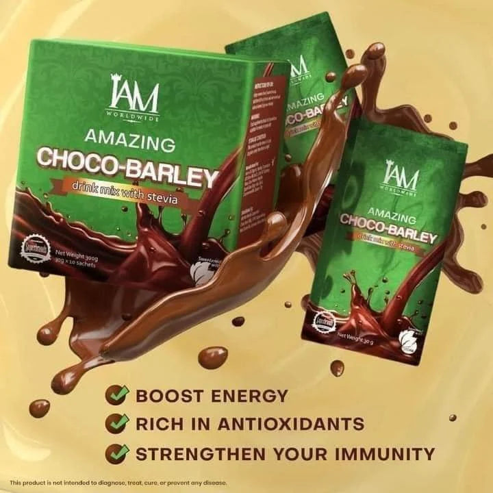 Amazing Choco Barley Drink Drink Mix Stevia 10 Sachets