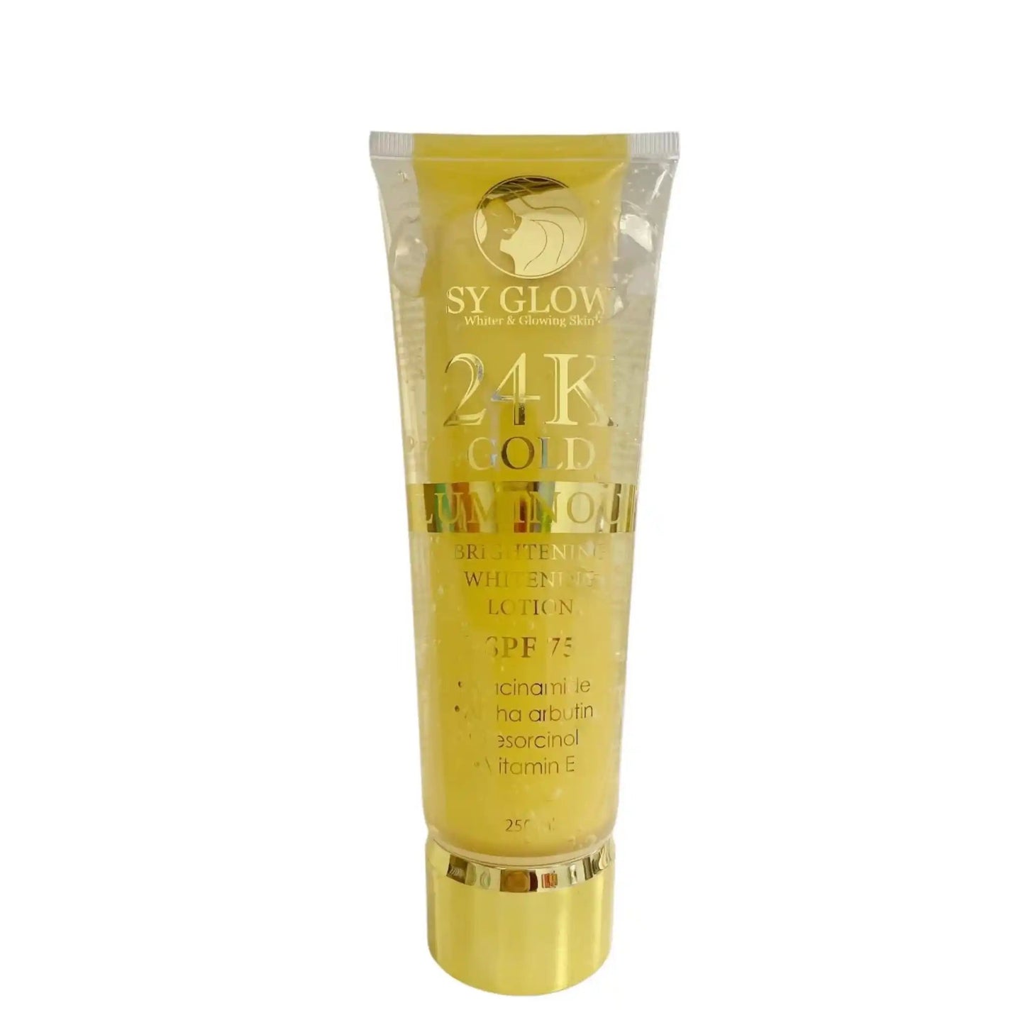 24K Gold Luminous Brightening Whitening Lotion SPF 75 250ml