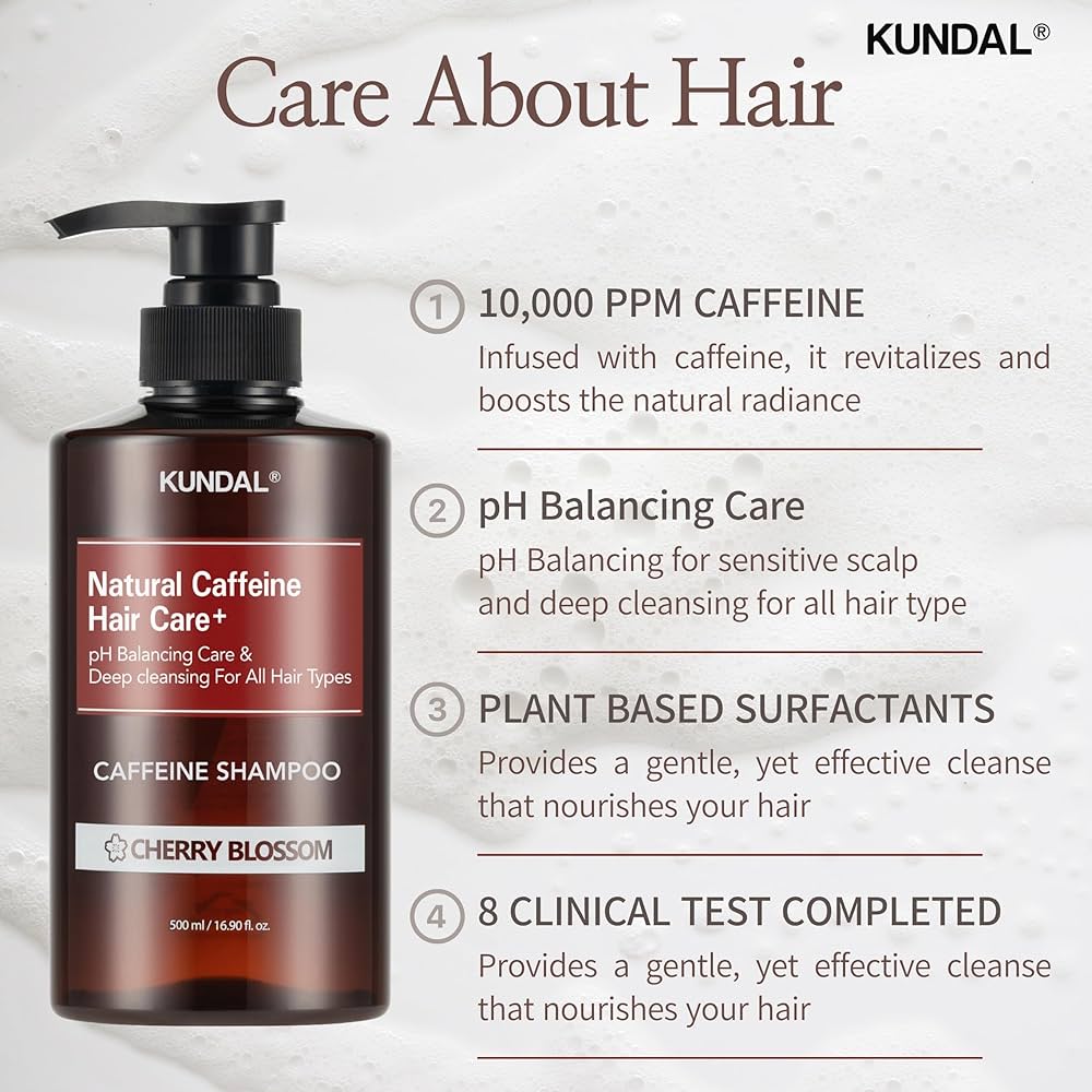 Natural Caffeine Cherry Blossom Shampoo 500ml