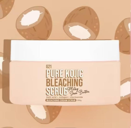 Pure Kojic Bleaching Scrub Milky Shea Butter 300g