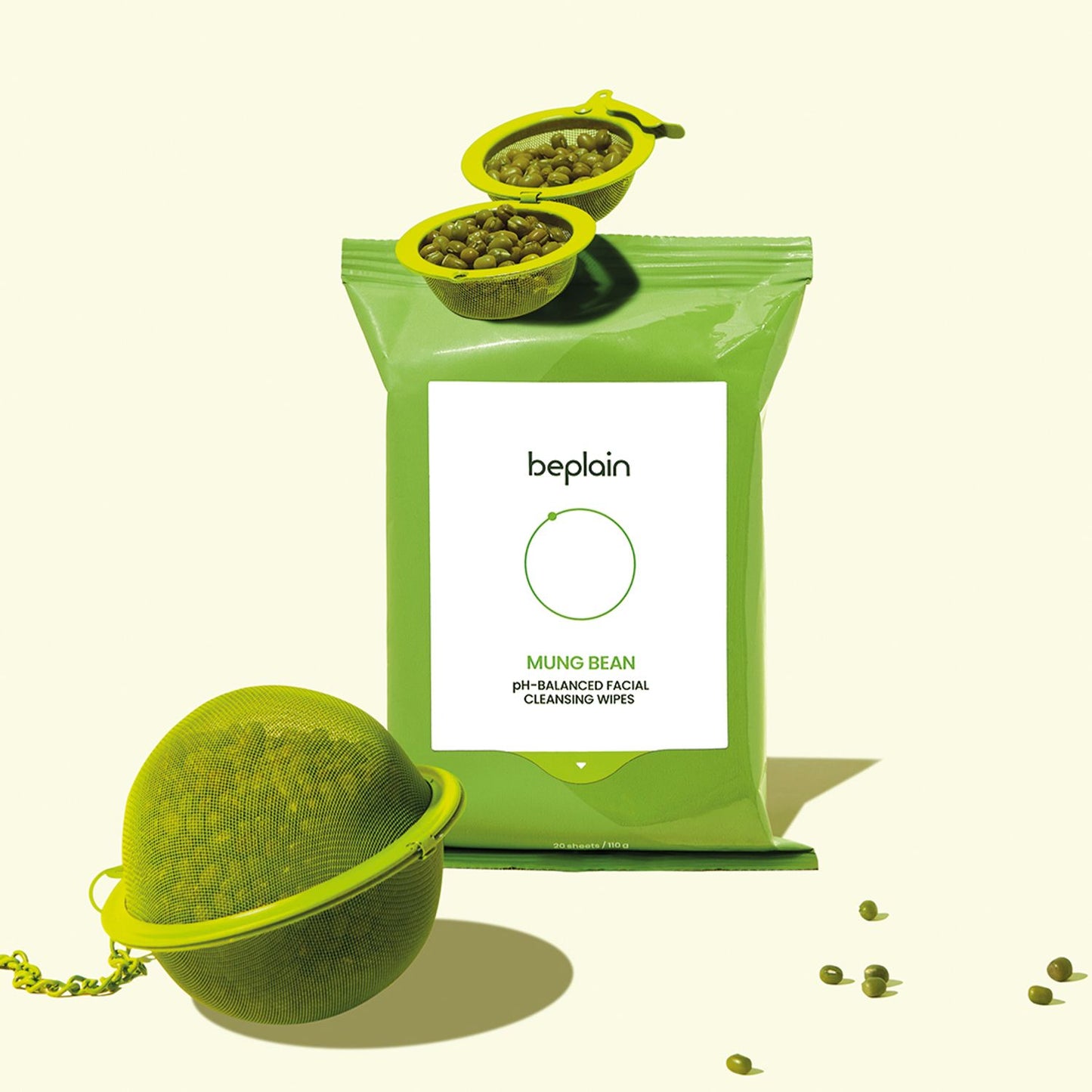 Mung Bean pH-Balanced Facial Cleansing Wipes