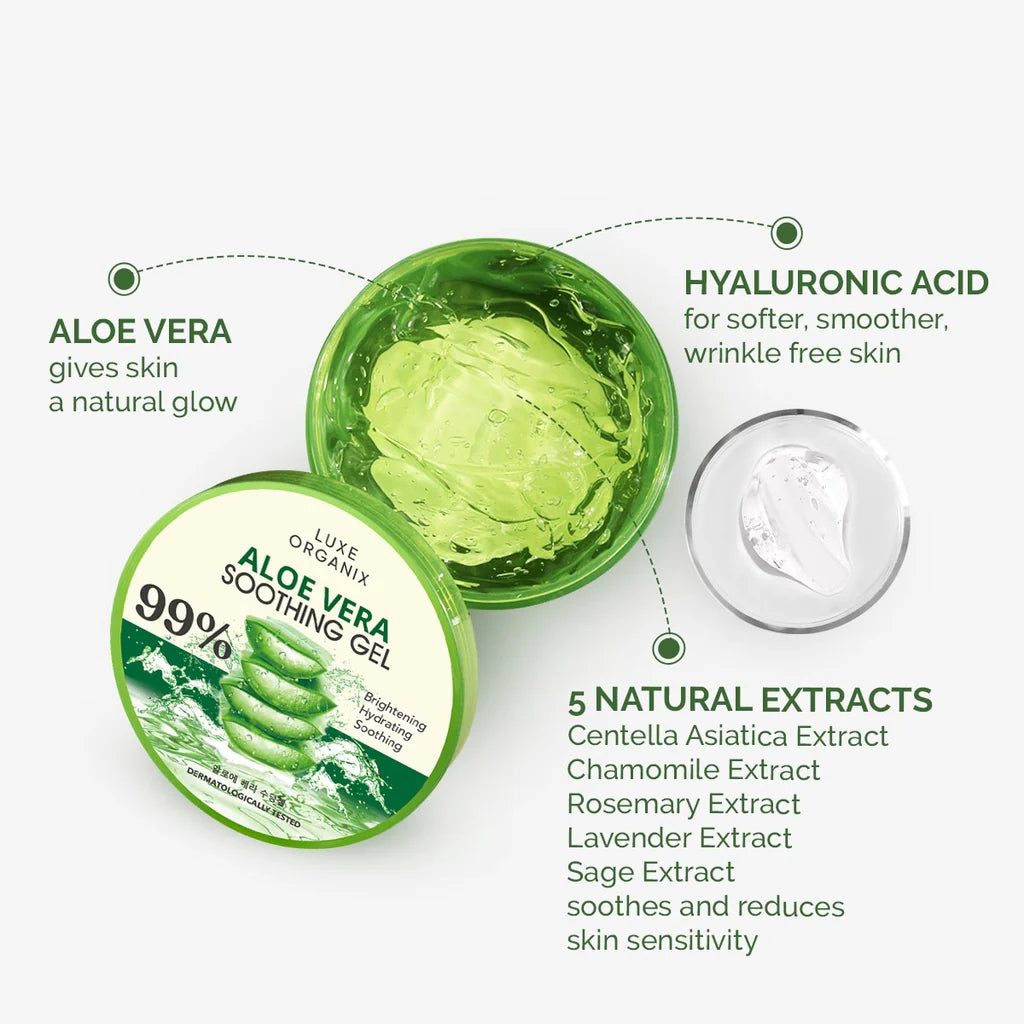 Aloe Vera Soothing Gel 99% 300ml