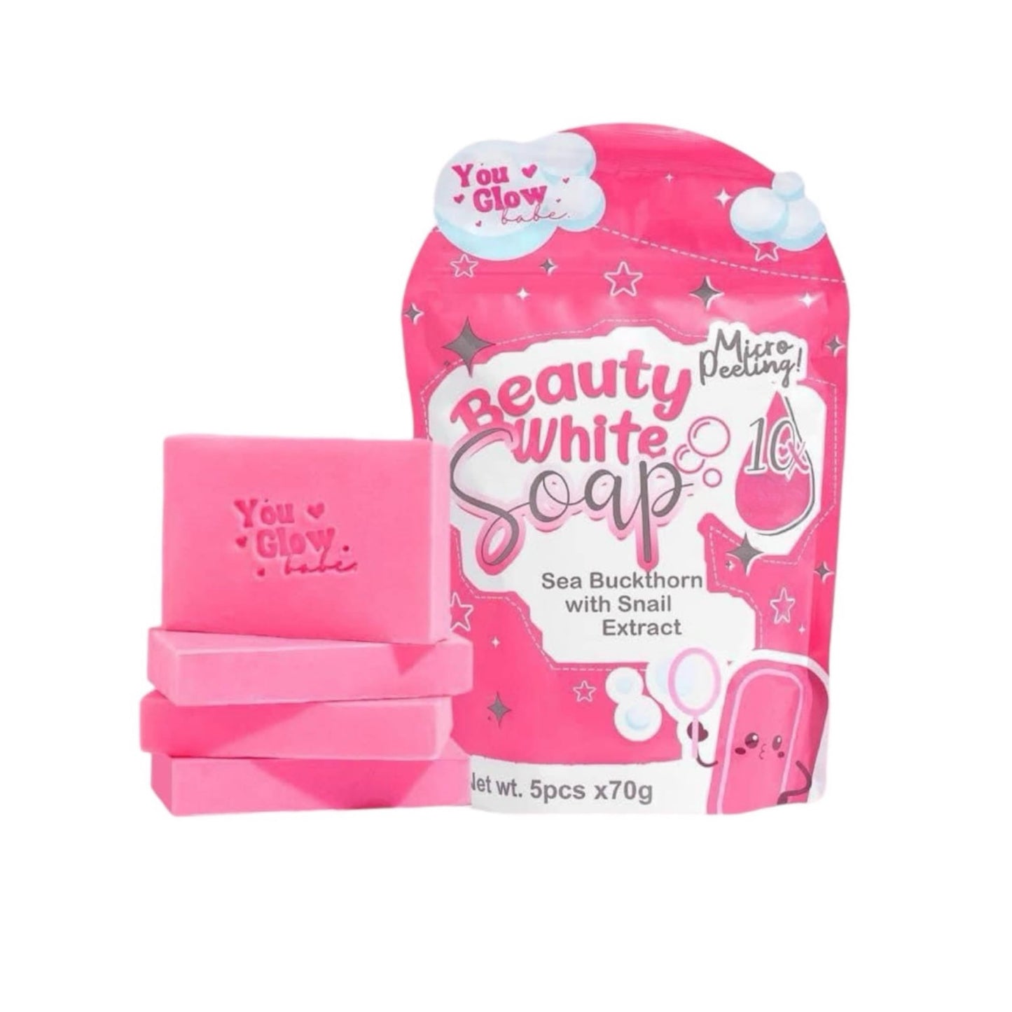 Beauty White Soap 10x Power Whitening 5pcs x 70g