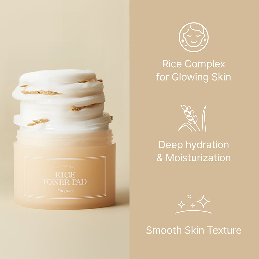 Rice Toner Pad 140ml