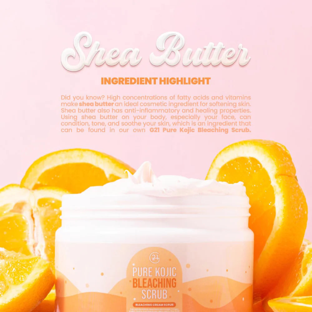 Pure Kojic Bleaching Cream Scrub Milky Citrus 300g