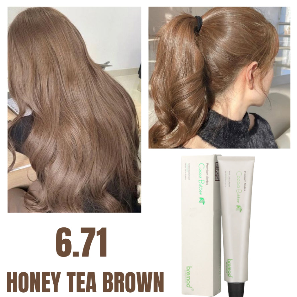 6.71 Honey Tea Brown + Oxidant Cream 9%