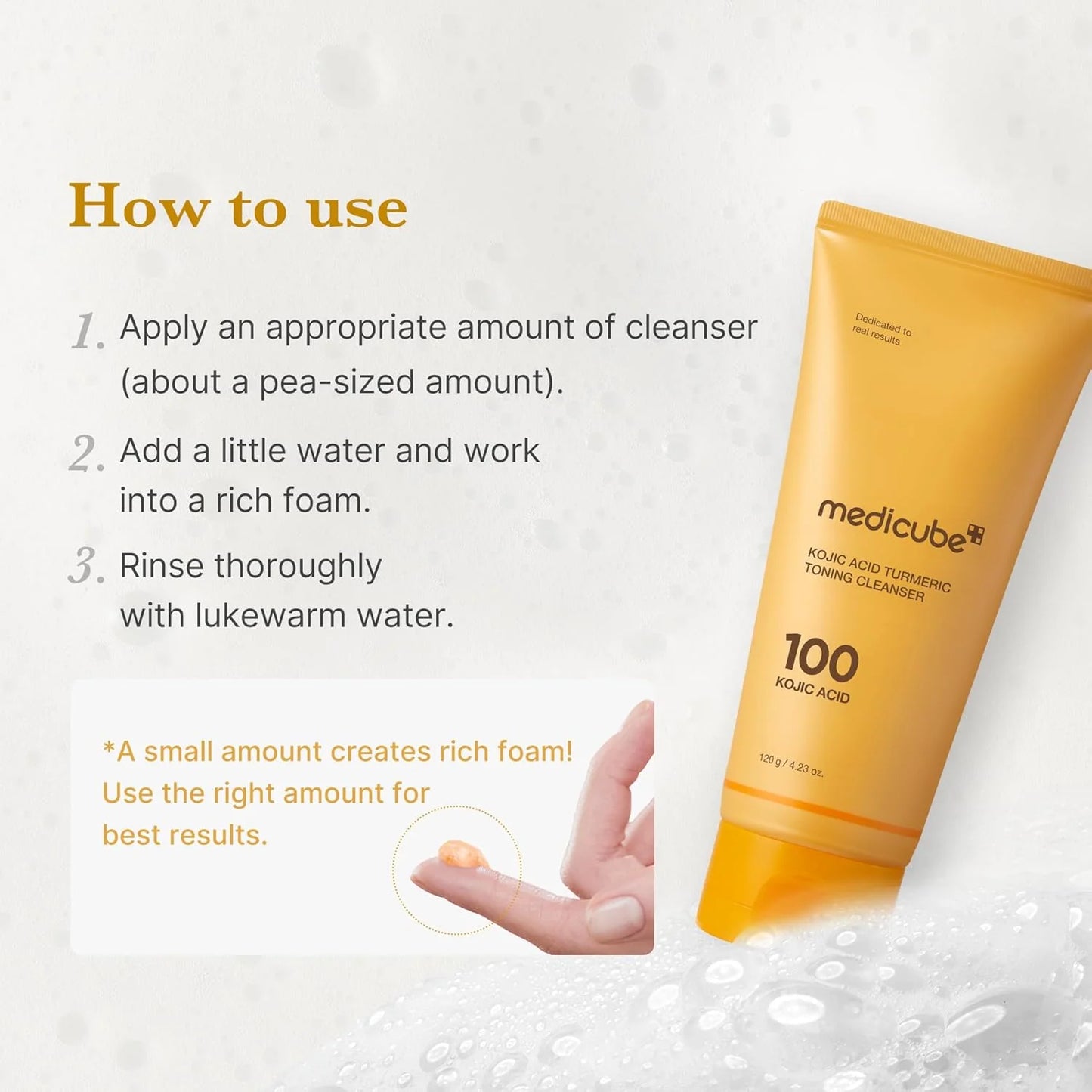 Kojic Acid Turmeric Toning Cleanser 120g