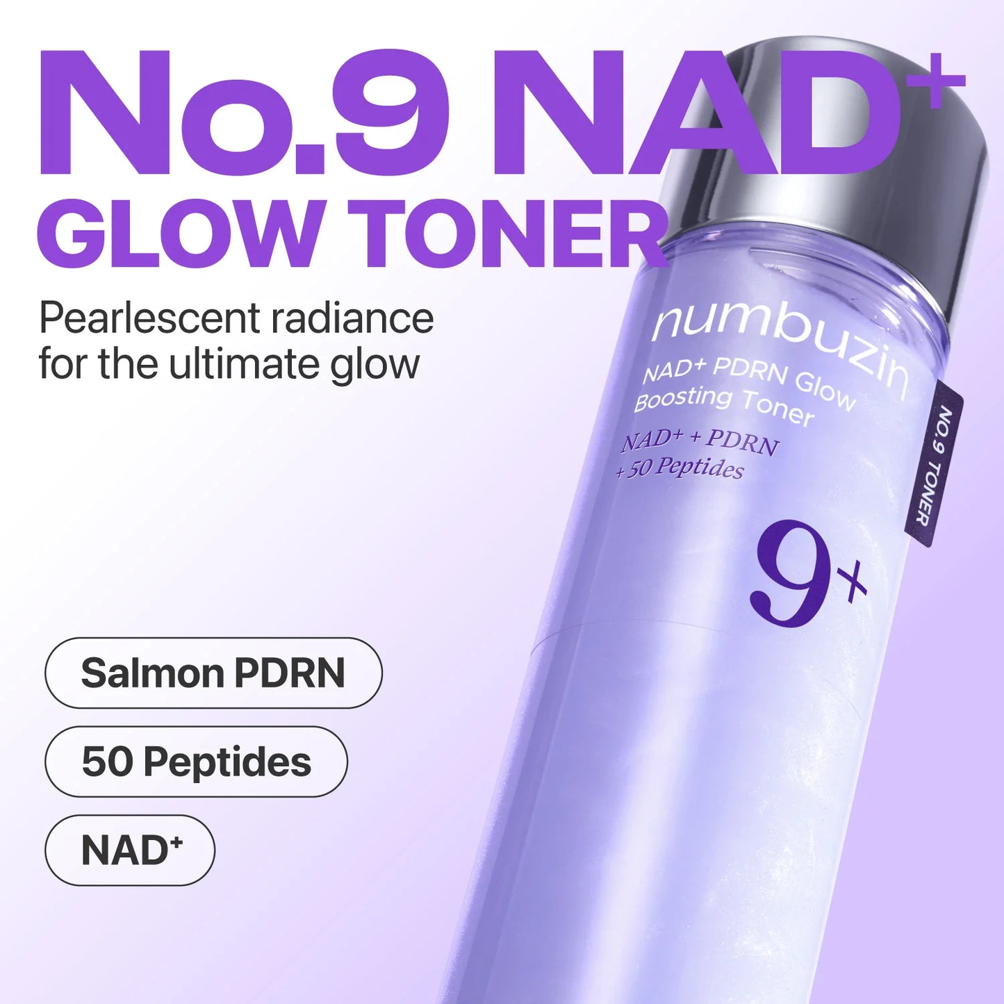 No.9 NAD+ PDRN Glow Boosting Toner 150ml