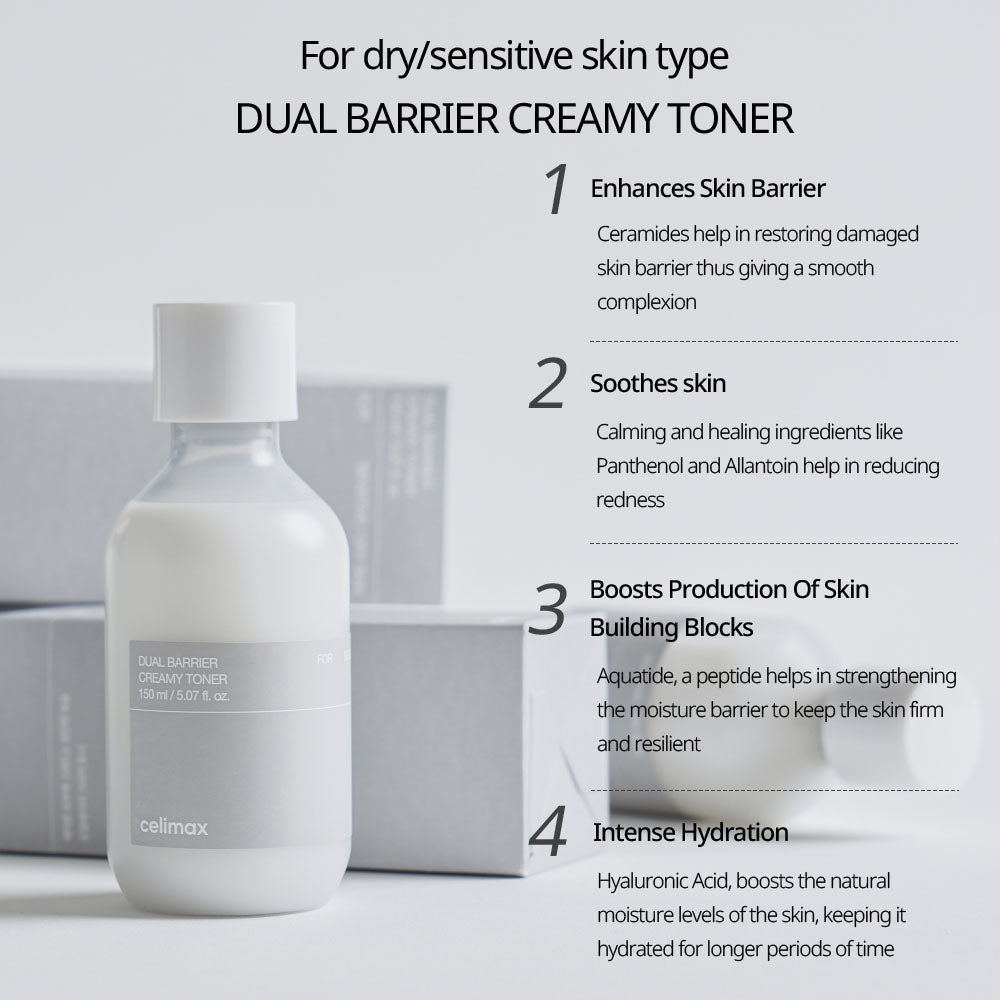 Dual Barrier Creamy Toner 150ml