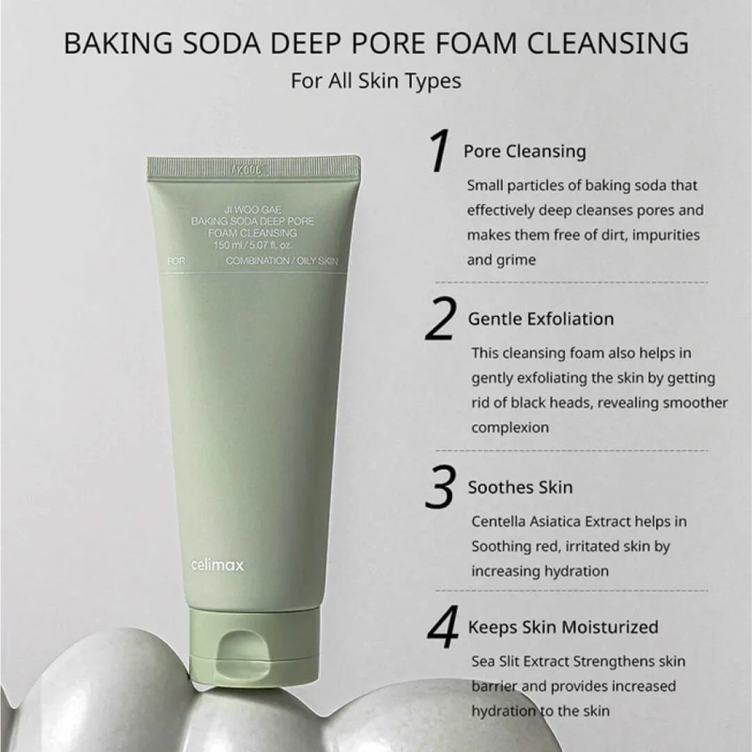 Baking Soda Deep Pore Foam Cleansing 150ml