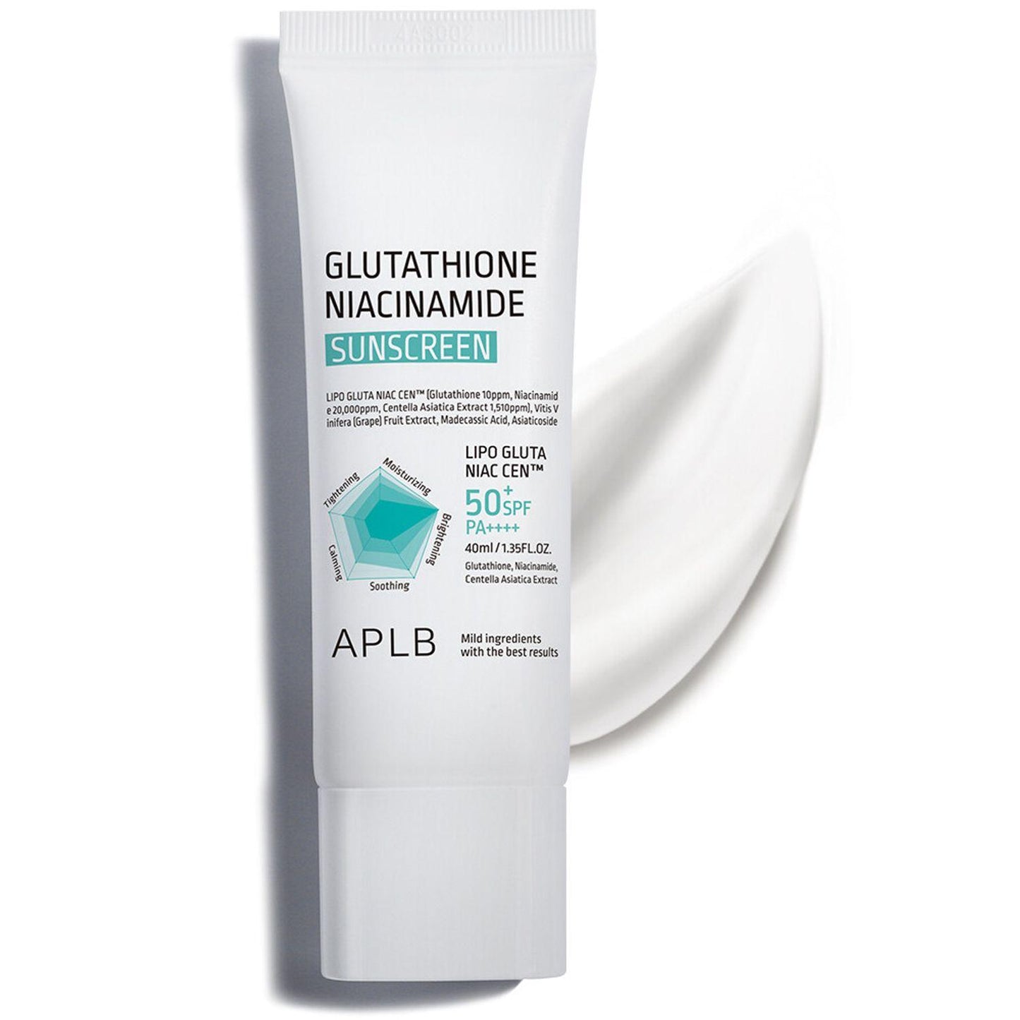 Glutathione Niacinamide Sunscreen SPF50+ PA++++ 40ml