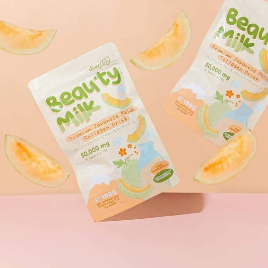 Beauty Milk - Premium Japanese Melon Collagen Drink (10 Sachets)