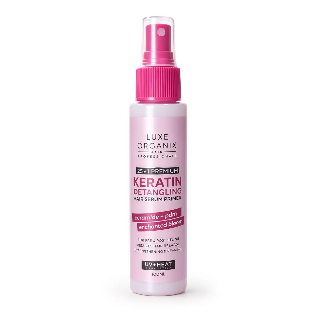 25-in-1 Premium Keratin Detangling Hair Serum Primer Enchanted Bloom 100ml