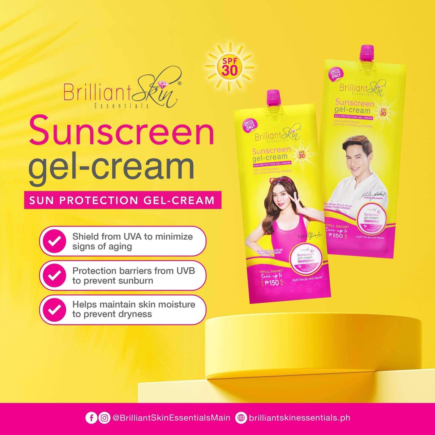 Sunscreen Gel Cream SPF30