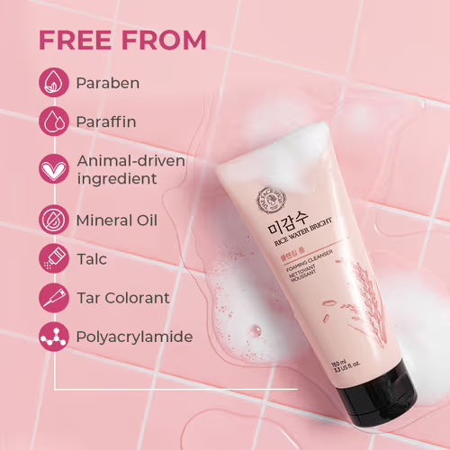 Rice Water Bright Facial Foaming Cleanser 150ml