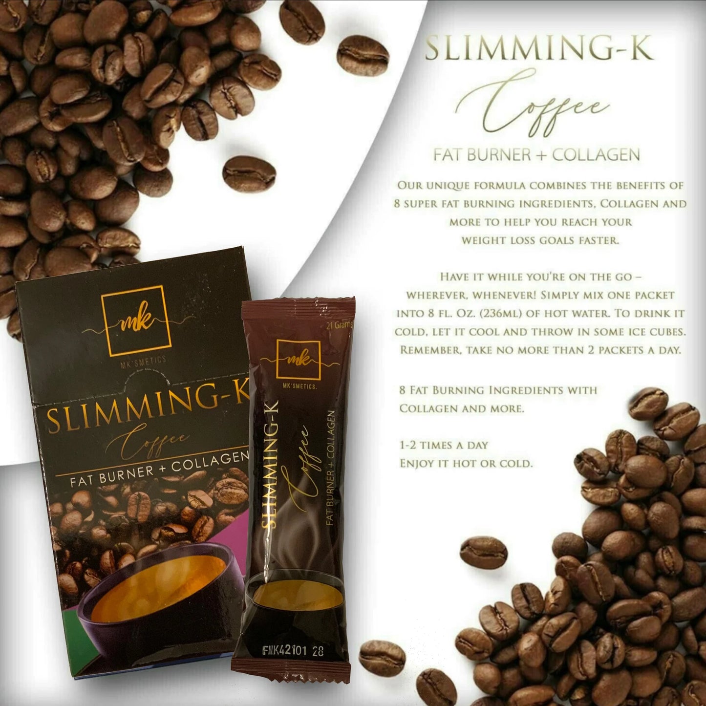 Slimming-K Original Coffee (10 Sachets)