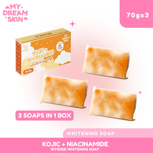 Kojic + Niacinamide Whitening Soap 3x70g