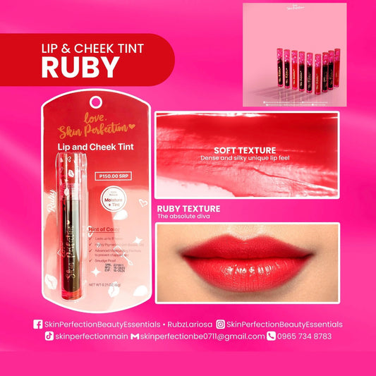 Lip & Cheek Tint Ruby