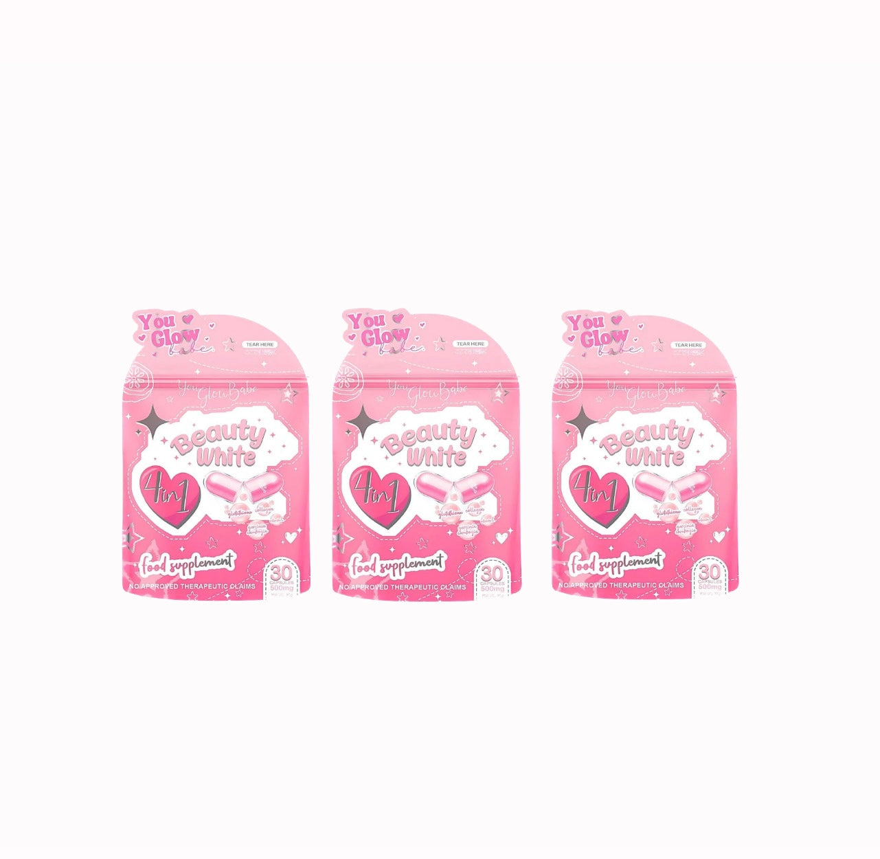 Beauty White 4 In 1 Supplement (Buy Three Offer)