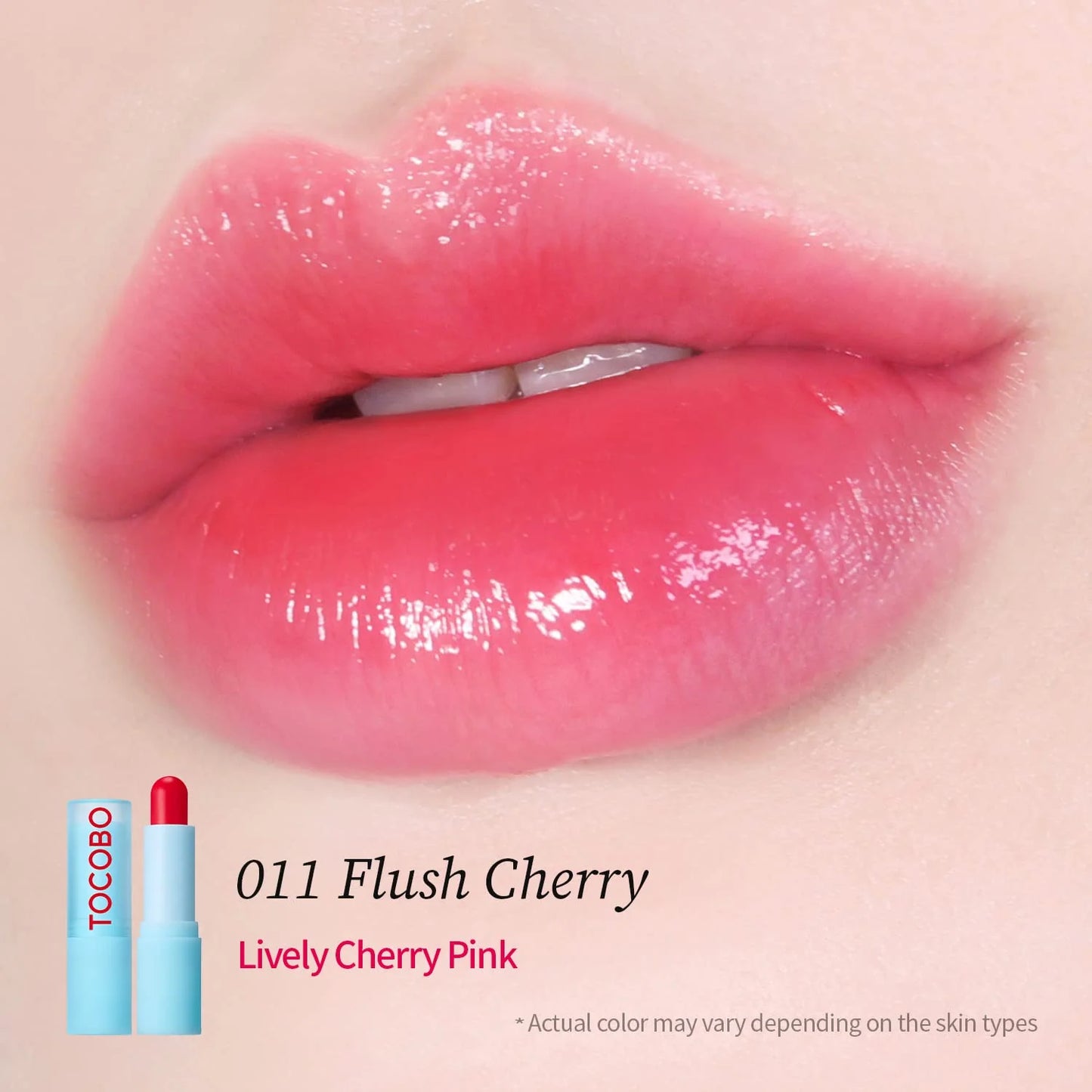 Tocobo Glass Tinted Lip Balm 011 Flush Cherry