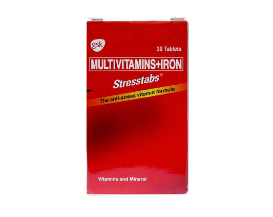Stresstabs Multivitamins + Iron (30 Tablets)
