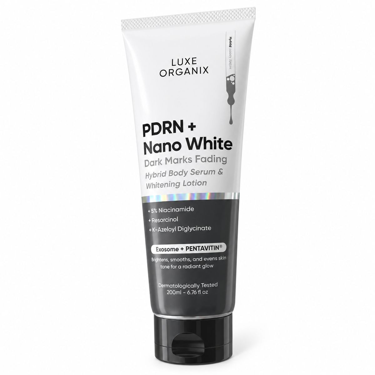 PDRN + Nano White Dark Marks Fading Hybrid Body Serum & Whitening Lotion 200ml